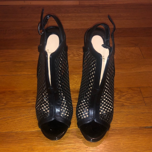 Christian Louboutin Escriminette Perforated Heels - Picture 2 of 5